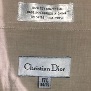 SOLD Christian Dior Men’s Button Down Dress Shirt